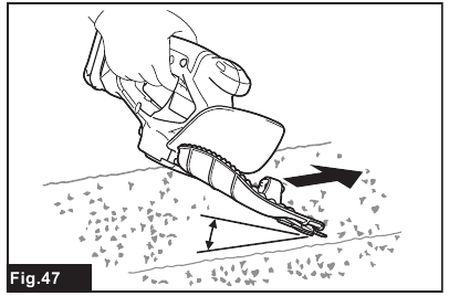 Makita - UM600D - Trimming (for hedge trimmer) - Step 3 Trimming (for hedge trimmer) - Step 3