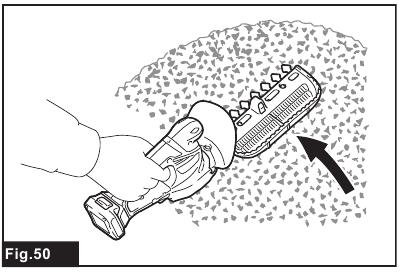 Makita - UM600D - Trimming (for hedge trimmer) - Step 6 Trimming (for hedge trimmer) - Step 6