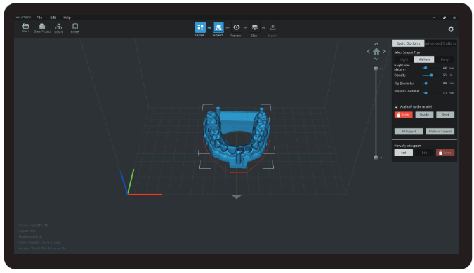 Creality - HALOT-ONE - First Printing - Slicer - Step 2 First Printing - Slicer - Step 2