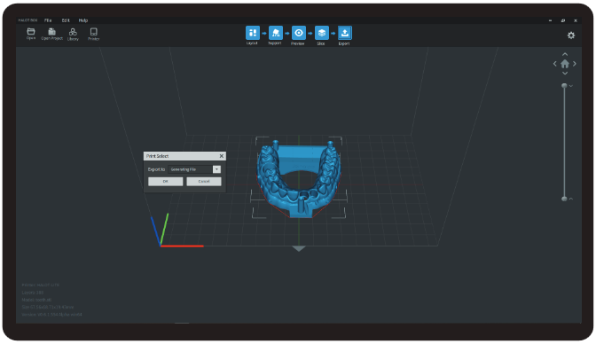Creality - HALOT-ONE - First Printing - Slicer - Step 4 First Printing - Slicer - Step 4