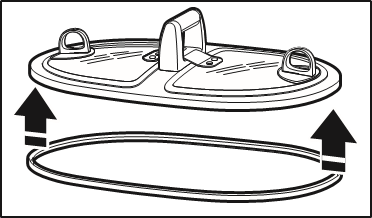 KitchenAid - KSC6223SS - To replace the seal around the edge of the full lid To replace the seal around the edge of the full lid