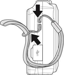 Minolta - MN12Z - Attach the Camera Strap Attach the Camera Strap