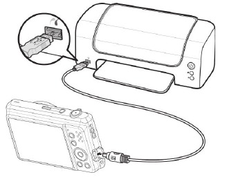 Minolta - MN12Z - Connecting the Camera to a Printer Connecting the Camera to a Printer