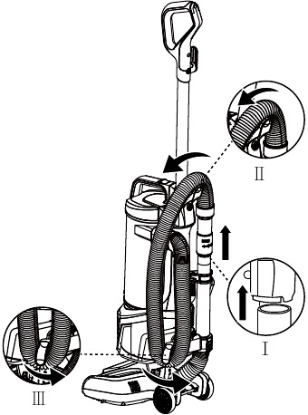 Kenmore - AllergenSeal DU2055 - ABOVE FLOOR MODE - Step 1 ABOVE FLOOR MODE - Step 1