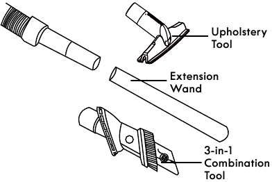 Kenmore - AllergenSeal DU2055 - ABOVE FLOOR MODE - Step 2 ABOVE FLOOR MODE - Step 2