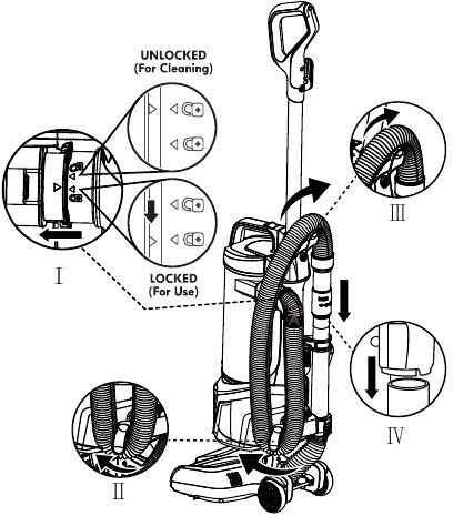 Kenmore - AllergenSeal DU2055 - ASSEMBLY - Step 2 ASSEMBLY - Step 2