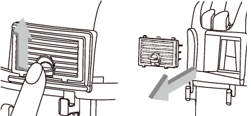 Kenmore - KW3050 - Installing & cleaning exhaust filter - Step 1 Installing & cleaning exhaust filter - Step 1