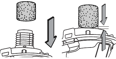 Kenmore - KW3030 - INSTALLING FOAM WET FILTER INSTALLING FOAM WET FILTER