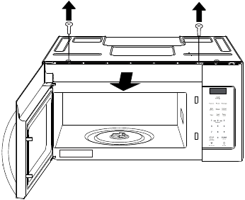 Frigidaire - FFMV1846VS - Charcoal filter replacement - Step 1 Charcoal filter replacement - Step 1