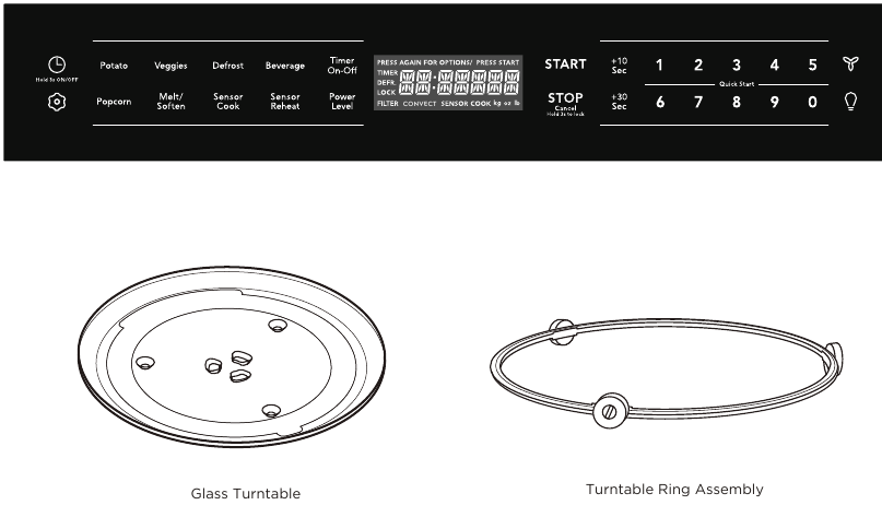 Frigidaire - GMOS1964AD - CONTROL PANEL AND PARTS CONTROL PANEL AND PARTS