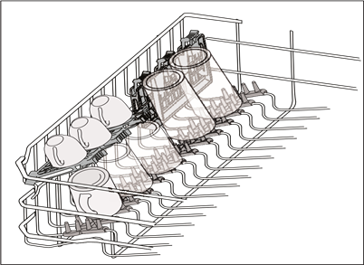 Frigidaire - FGID2479SF - Cup Shelf/Stemware Holders - Step 1 Cup Shelf/Stemware Holders - Step 1