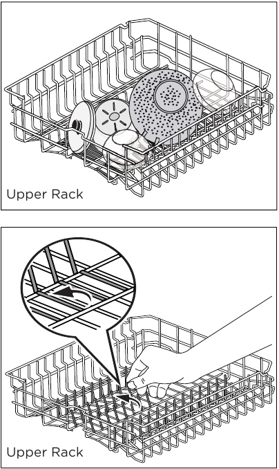 Frigidaire - FGID2479SF - Fold-down Tines Upper Rack Fold-down Tines Upper Rack