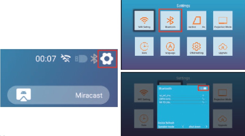 YABER - V10 - Bluetooth Setting Bluetooth Setting