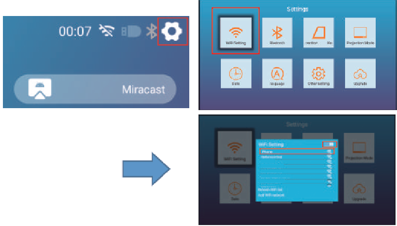 YABER - V10 - iOS Cast (for iOS Devices) - Step 1 iOS Cast (for iOS Devices) - Step 1