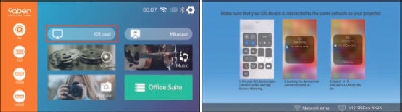 YABER - V10 - iOS Cast (for iOS Devices) - Step 2 iOS Cast (for iOS Devices) - Step 2