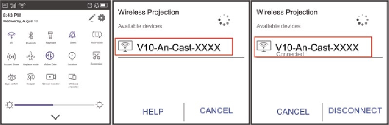 YABER - V10 - Miracast (for Android Devices) - Step 2 Miracast (for Android Devices) - Step 2