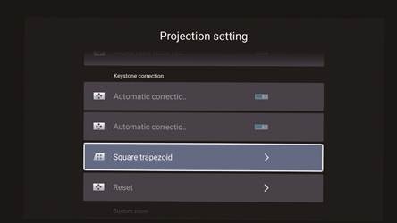 YABER - U11 SMART - Keystone Correction Keystone Correction