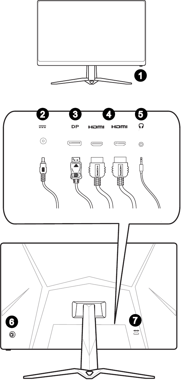 MSI - Optix G24C4 - Monitor Overview - Optix G27CQ4 (3CB0) / Optix G32CQ4 (3DB5) Monitor Overview - Optix G27CQ4 (3CB0) / Optix G32CQ4 (3DB5)