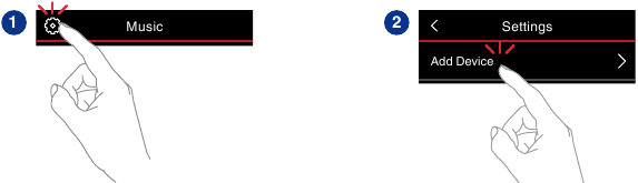 Denon - DSW-1H - Adding wireless HEOS devices Adding wireless HEOS devices