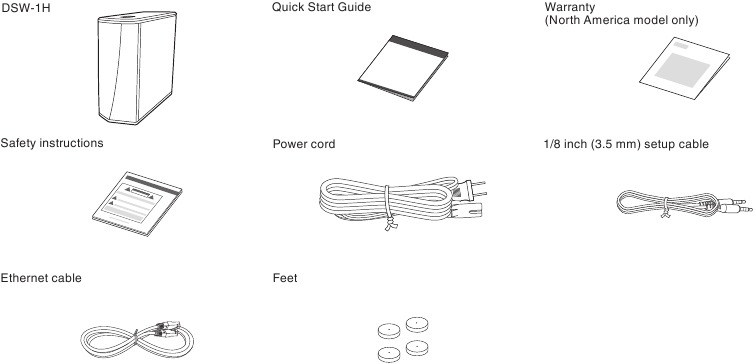 Denon - DSW-1H - Getting to know your DSW-1H Getting to know your DSW-1H