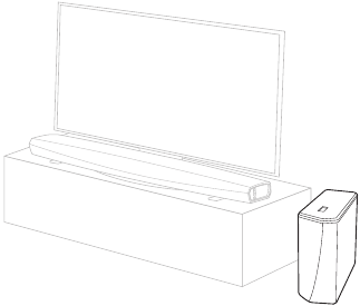 Denon - DSW-1H - Placing your DSW-1H Placing your DSW-1H