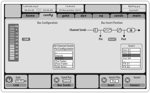 Behringer - X32 - Routing I/O - Bus Channels Configuration Routing I/O - Bus Channels Configuration