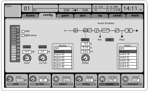 Behringer - X32 - Routing I/O - Configuring the Input Channels Routing I/O - Configuring the Input Channels