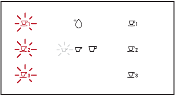 Beko - TKM8961B - Notifications - Coffee-making error 1 Notifications - Coffee-making error 1