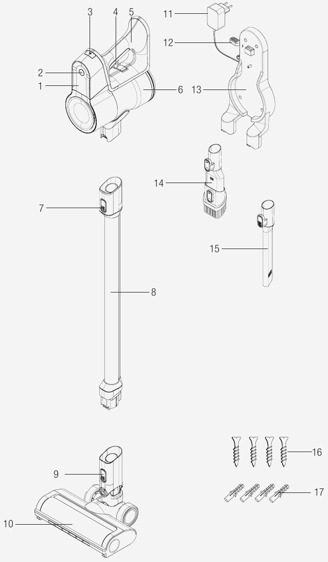 Beko - VRT 74225 VI - Controls and components Controls and components