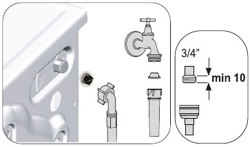 Beko - WTL92151W - Cleaning the water intake filters Cleaning the water intake filters