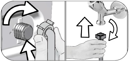 Beko - WTIK72111 - Installation - Connecting water supply Installation - Connecting water supply