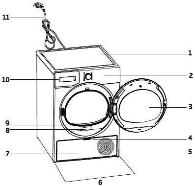 Beko - B3T4911DW - General appearance General appearance