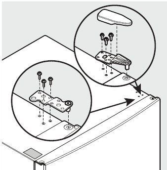 Frigidaire - FGHT2055VF - Remove Top Hinge Remove Top Hinge