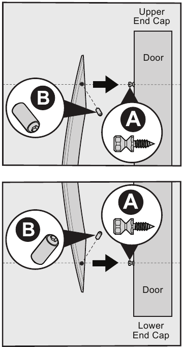Frigidaire - FRAE2024AW - Door handle installation Door handle installation