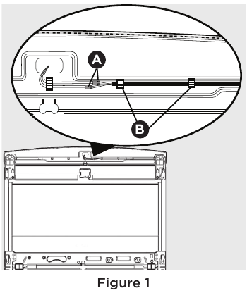 Frigidaire - FRAE2024AW - Door removal/revervsal - Step 1 Door removal/revervsal - Step 1
