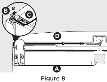 Frigidaire - FRAE2024AW - Door removal/revervsal - Step 6 Door removal/revervsal - Step 6