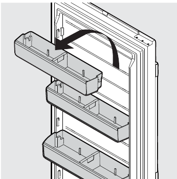 Frigidaire - FPRU19F8WF - Adjustable Door Bins with Dividers - To remove Adjustable Door Bins with Dividers - To remove