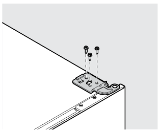 Frigidaire - FPRU19F8WF - DOOR REMOVAL - Step 1 DOOR REMOVAL - Step 1