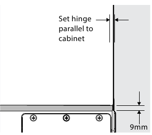Frigidaire - FPRU19F8WF - DOOR REMOVAL - Step 2 DOOR REMOVAL - Step 2