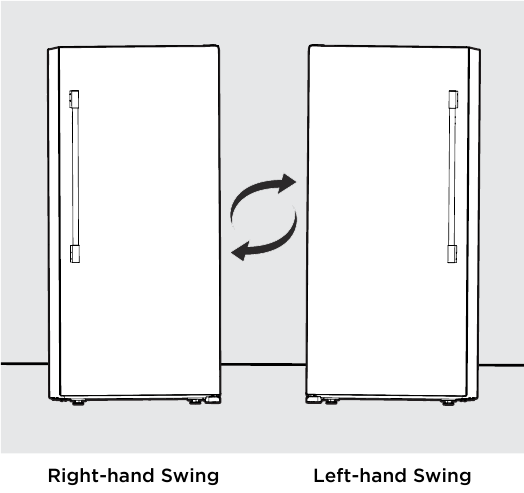 Frigidaire - FPRU19F8WF - Single Unit Door Swing Reversal Single Unit Door Swing Reversal