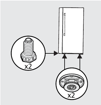 Frigidaire - FPRU19F8WF - To Level the Appliance To Level the Appliance