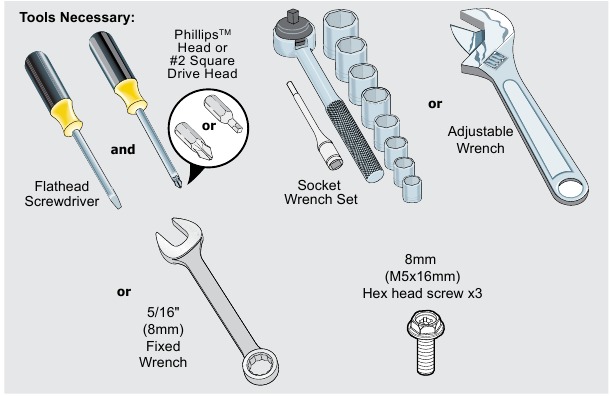 Frigidaire - FPRU19F8WF - Tools Necessary Tools Necessary