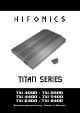 Hifonics TXi 6000 Owner's Manual