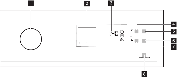 Zanussi - ZDH87B4PW - CONTROL PANEL CONTROL PANEL