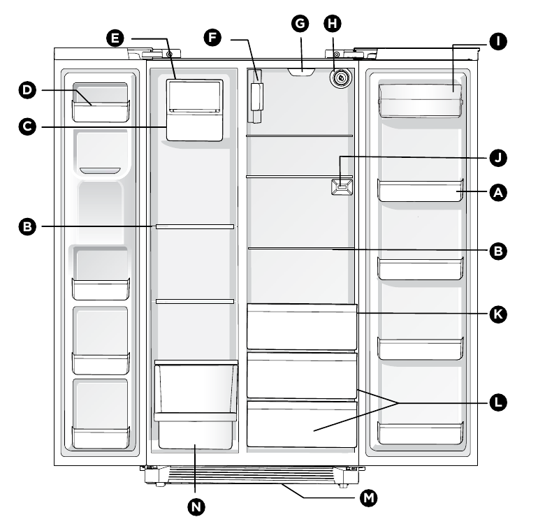 Frigidaire - FRSS2623AS - FEATURES FEATURES