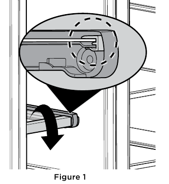Frigidaire - FRSS2623AS - Freezer - Glass Shelf - Step 1 Freezer - Glass Shelf - Step 1