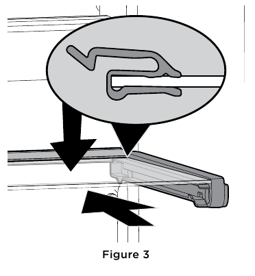Frigidaire - FRSS2623AS - Freezer - Glass Shelf - Step 3 Freezer - Glass Shelf - Step 3