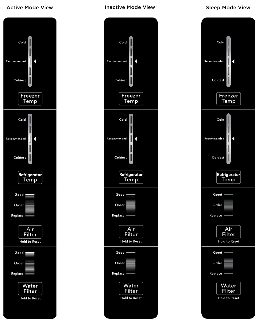 Frigidaire - FRSS2623AS - In-Door User Interface In-Door User Interface