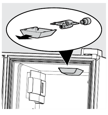 Frigidaire - FRSS2623AS - Replacing the LED Light Bulb Replacing the LED Light Bulb