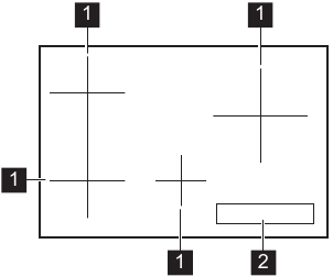 Zanussi - ZIFN844K - Cooking surface layout Cooking surface layout